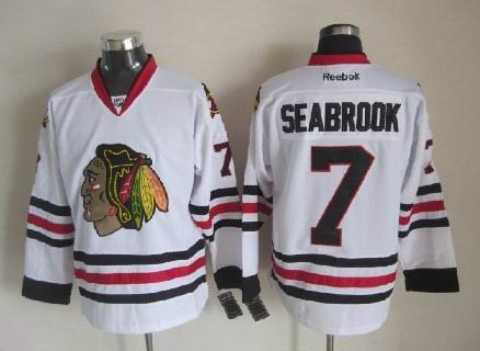 Chicago Blackhawks #7 Brent Seabrook White Jersey Chicago Blackhawks #7 Brent Seabrook White Jersey