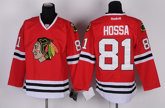 Chicago Blackhawks #81 Marian Hossa Red Jersey Chicago Blackhawks #81 Marian Hossa Red Jersey