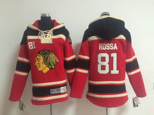 Old Time Hockey Chicago Blackhawks #81 Marian Hossa Red Kids Hoodie Old Time Hockey Chicago Blackhawks #81 Marian Hossa Red Kids Hoodie