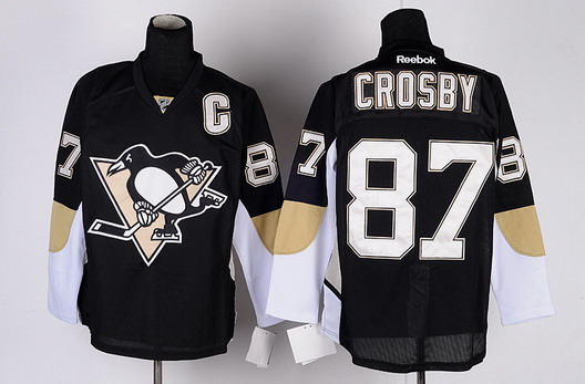Pittsburgh Penguins #87 Sidney Crosby Black Jersey Pittsburgh Penguins #87 Sidney Crosby Black Jersey