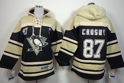 Old Time Hockey Pittsburgh Penguins #87 Sidney Crosby Black Kids Hoodie Old Time Hockey Pittsburgh Penguins #87 Sidney Crosby Black Kids Hoodie