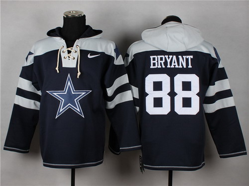 Nike Dallas Cowboys #88 Dez Bryant 2014 Blue Hoodie Nike Dallas Cowboys #88 Dez Bryant 2014 Blue Hoodie