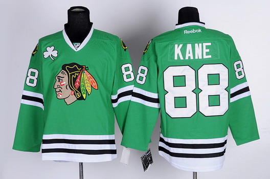 Chicago Blackhawks #88 Patrick Kane Green Jersey Chicago Blackhawks #88 Patrick Kane Green Jersey