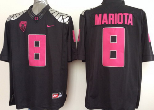Oregon Duck #8 Marcus Mariota 2014 Black With Purple Limited Jersey Oregon Duck #8 Marcus Mariota 2014 Black With Purple Limited Jersey
