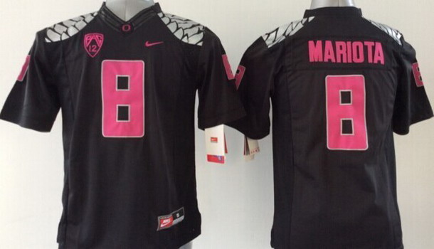 Oregon Duck #8 Marcus Mariota 2014 Black With Purple Limited Kids Jersey Oregon Duck #8 Marcus Mariota 2014 Black With Purple Limited Kids Jersey