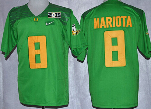 Oregon Duck #8 Marcus Mariota 2015 Playoff Rose Bowl Special Event Diamond Quest Light Green 2015 BCS Patch Kids Jersey Oregon Duck #8 Marcus Mariota 2015 Playoff Rose Bowl Special Event Diamond Quest Light Green 2015 BCS Patch Kids Jersey