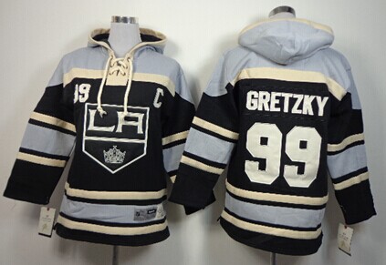 Old Time Hockey Los Angeles Kings #99 Wayne Gretzky Black Kids Hoodie Old Time Hockey Los Angeles Kings #99 Wayne Gretzky Black Kids Hoodie