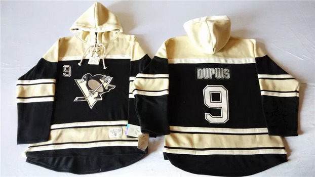Old Time Hockey Pittsburgh Penguins #9 Pascal Dupuis Black Hoodie Old Time Hockey Pittsburgh Penguins #9 Pascal Dupuis Black Hoodie