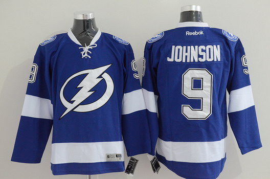 Tampa Bay Lightning #9 Tyler Johnson New Blue Jersey Tampa Bay Lightning #9 Tyler Johnson New Blue Jersey