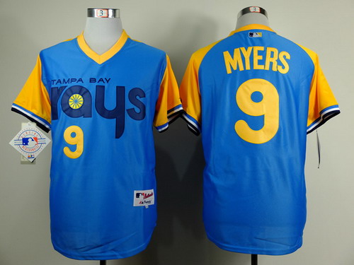 Tampa Bay Rays #9 Wil Myers 1988 Light Blue Jersey Tampa Bay Rays #9 Wil Myers 1988 Light Blue Jersey