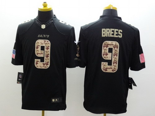 Nike New Orleans Saints #9 Drew Brees Salute to Service Black Limited Jersey Nike New Orleans Saints #9 Drew Brees Salute to Service Black Limited Jersey