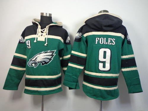Philadelphia Eagles #9 Nick Foles 2014 Dark Green Hoodie Philadelphia Eagles #9 Nick Foles 2014 Dark Green Hoodie