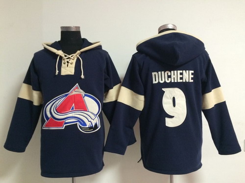 2014 Old Time Hockey Colorado Avalanche #9 Matt Duchene Navy Blue Hoodie 2014 Old Time Hockey Colorado Avalanche #9 Matt Duchene Navy Blue Hoodie