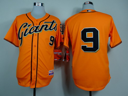 San Francisco Giants #9 Brandon Belt Orange Jersey San Francisco Giants #9 Brandon Belt Orange Jersey