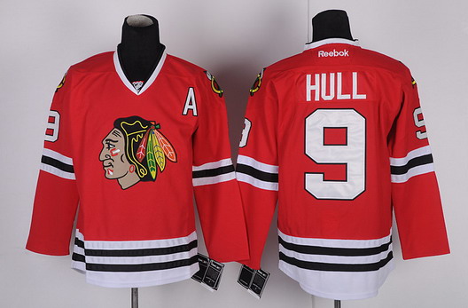 Chicago Blackhawks #9 Bobby Hull Red Jersey Chicago Blackhawks #9 Bobby Hull Red Jersey