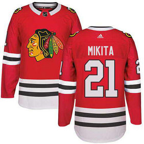 Adidas Chicago Blackhawks #21 Stan Mikita Stitched Red Home Authentic NHL Jersey Adidas Chicago Blackhawks #21 Stan Mikita Stitched Red Home Authentic NHL Jersey