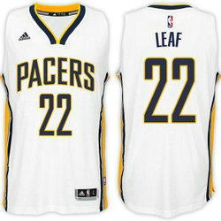 Adidas Pacers 22 T.J. Leaf Home White 2017 NBA Draft Men Jersey