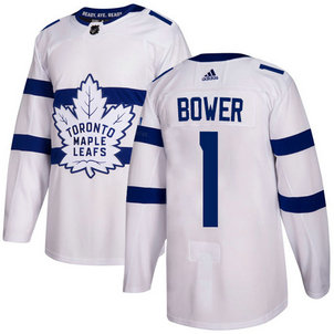 Adidas Toronto Maple Leafs #1 Johnny Bower White 2018 Stadium Series Stitched NHL Jersey Adidas Toronto Maple Leafs #1 Johnny Bower White 2018 Stadium Series Stitched NHL Jersey