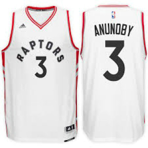 Adidas Toronto Raptors 3 OG Anunoby White 2017 NBA Draft Men Jersey
