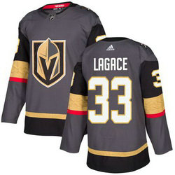 Adidas Vegas Golden Knights #33 Maxime Lagace Grey Home Authentic Stitched NHL Jersey Adidas Vegas Golden Knights #33 Maxime Lagace Grey Home Authentic Stitched NHL Jersey
