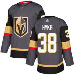 Adidas Vegas Golden Knights #38 Tomas Hyka Grey Home Authentic Stitched NHL Jersey