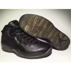 Air Jordan 10 OVO Retro Black Shoes