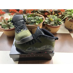 Air Jordan 10 Woodland Camo Shoes