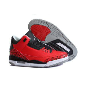 Air Jordan 3 Chicago Bulls Red Shoes