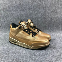 Air Jordan 3 Drake 6IX Gold Shoes