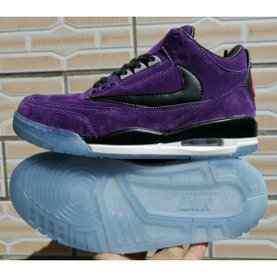 Air Jordan 3 III Retro Purple Black Shoes