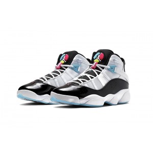 Air Jordan 6 Rings White Black Shoes