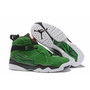 Air Jordan 8 Green White Shoes