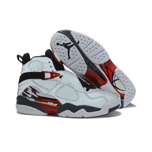 Air Jordan 8 Grey Red Shoes