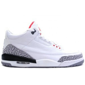 Air jordan 3 Retro 88 White Fire Red-Cement Grey-Black