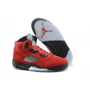 Air jordan 5 (V) Raging Bull Red Suede Varsity Red Black A05005