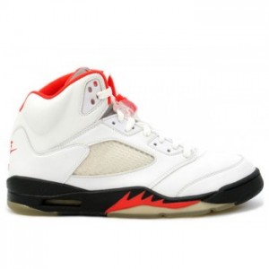 Air jordan 5 Retro Fire Red White Black (Women Men Gs Girls)