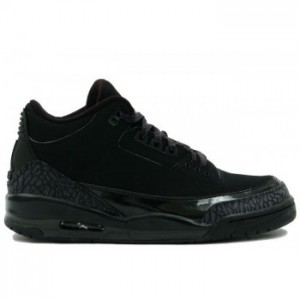 Air jordan Retro 3 Black Cat Black Dark Charcoal A03001