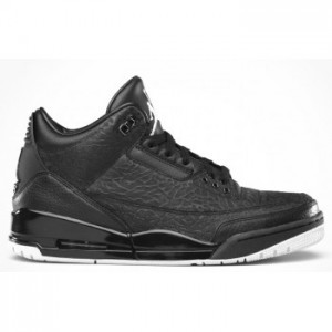 Air jordan Retro 3 Black Flip Black Metallic Silver A03013