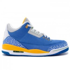 Air jordan Retro 3 DTRT Brisk Blue Pro Gold Radiant Green A03012