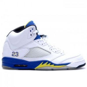 Air jordan Retro 5 (V) Laney White Varsity Royal Varsity Maize A05007