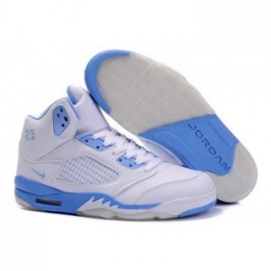 Air jordan V 5 Retro white blue A05016