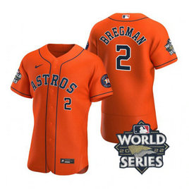 Astros 2 Alex Bregman Orange Nike 2022 World Series Flexbase Jersey Astros 2 Alex Bregman Orange Nike 2022 World Series Flexbase Jersey