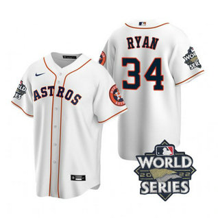 Astros 34 Nolan Ryan White Nike 2022 World Series Cool Base Jersey Astros 34 Nolan Ryan White Nike 2022 World Series Cool Base Jersey