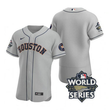 Astros Blank Gray Nike 2022 World Series Flexbase Jersey Astros Blank Gray Nike 2022 World Series Flexbase Jersey