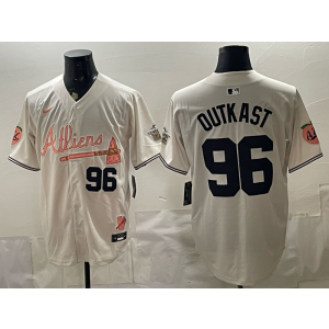 Atlanta Braves 96 Outkast Cream Men Jersey