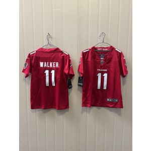 Atlanta Falcons 11 Jalon Walker Red 2026 New Vapor Limited Youth Jersey