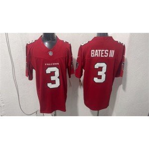 Atlanta Falcons 3 Jessie Bates III Red 2026 New F.U.S.E. Vapor Limited Men Jersey