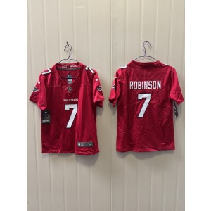 Atlanta Falcons 7 Bijan Robinson Red 2026 New Vapor Limited Youth Jersey