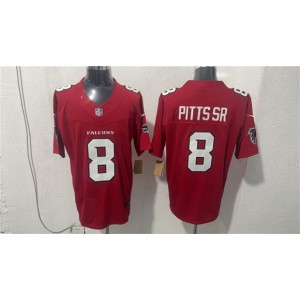 Atlanta Falcons 8 Kyle Pitts Sr. Red 2026 New F.U.S.E. Vapor Limited Men Jersey