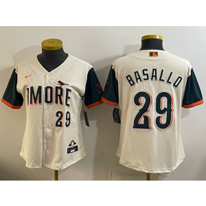 Baltimore Orioles 29 Samuel Basallo Natural 2026 City Connect Cool Base Youth Jersey Baltimore Orioles 29 Samuel Basallo Natural 2026 City Connect Cool Base Youth Jersey